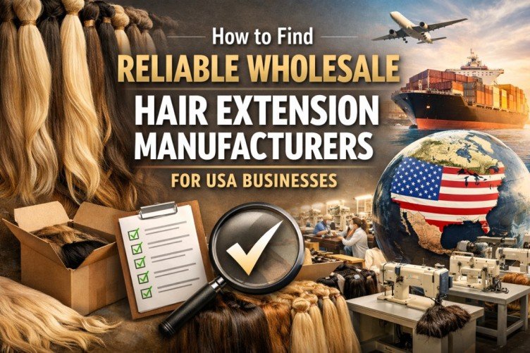 How to Find Reliable Wholesale Hair Extension Manufacturers for USA Businesses